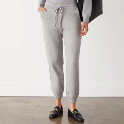 MONROW Soft Knit Cuffed Jogger HEATHERGREY Cheap